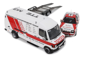 Mercedes 208D + Toyota Celica ST165 Gr.A RAC Safari 1990 Otto 1:18 OT480 Pryskyřice – obrázek 2 z 4