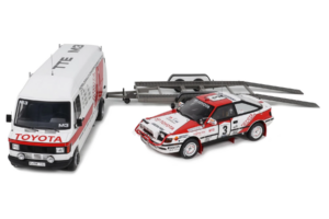 Mercedes 208D + Toyota Celica ST165 Gr.A RAC Safari 1990 Otto 1:18 OT480 Pryskyřice – obrázek 3 z 4