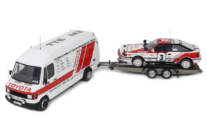 Mercedes 208D + Toyota Celica ST165 Gr.A RAC Safari 1990 Otto 1:18 OT480 Pryskyřice – obrázek 4 z 4