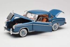 Mercedes 220 SE W128 Modrý Sun Star 1:18 3561 Kov – obrázek 2 z 8