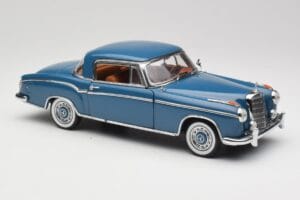 Mercedes 220 SE W128 Modrý Sun Star 1:18 3561 Kov – obrázek 6 z 8