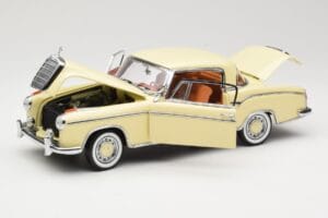 Mercedes 220 SE W128 Coupe Béžový Sun Star 1:18 3562 Kov – obrázek 2 z 8
