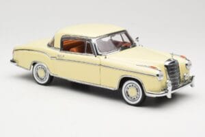 Mercedes 220 SE W128 Coupe Béžový Sun Star 1:18 3562 Kov – obrázek 6 z 8
