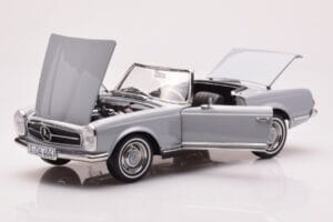 Mercedes 230 SL W113 Pagoda Šedý Norev 1:18 183990 Kov – obrázek 2 z 8