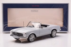 Mercedes 230 SL W113 Pagoda Šedý Norev 1:18 183990 Kov – obrázek 8 z 8