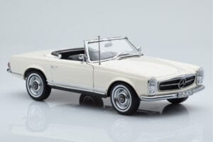 Mercedes 230 SL W113 Pagoda Bílý Limitovaná Edice Norev 1:18 183768 Kov – obrázek 7 z 9