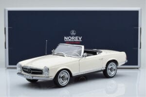 Mercedes 230 SL W113 Pagoda Bílý Limitovaná Edice Norev 1:18 183768 Kov – obrázek 9 z 9