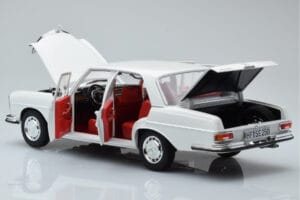 Mercedes 250 SE W108 Bílý Limitovaná Edice Norev 1:18 183763 Kov – obrázek 5 z 8