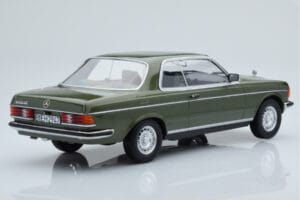 Mercedes 280 CE W123 Coupe Zelený Norev 1:18 183704 Kov – obrázek 2 z 6