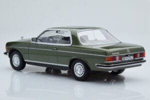 Mercedes 280 CE W123 Coupe Zelený Norev 1:18 183704 Kov – obrázek 5 z 6
