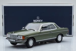 Mercedes 280 CE W123 Coupe Zelený Norev 1:18 183704 Kov – obrázek 6 z 6