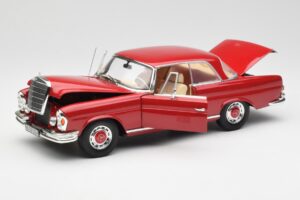 Mercedes 280 SE W108 Červený Norev 1:18 193527 Kov – obrázek 2 z 8