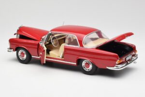 Mercedes 280 SE W108 Červený Norev 1:18 193527 Kov – obrázek 5 z 8