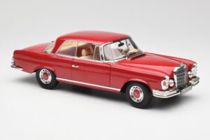 Mercedes 280 SE W108 Červený Norev 1:18 193527 Kov – obrázek 6 z 8