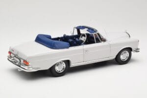 Mercedes 280 SE W111 Kabriolet Světle Šedý Norev 1:18 183530 Kov – obrázek 3 z 8