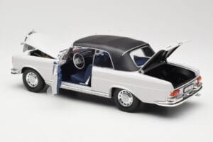 Mercedes 280 SE W111 Kabriolet Světle Šedý Norev 1:18 183530 Kov – obrázek 5 z 8