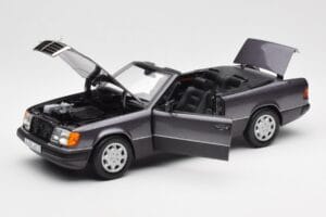 Mercedes 300 CE-24 W124 Kabriolet Fialový Metallic Norev 1:18 183567 Kov – obrázek 2 z 10