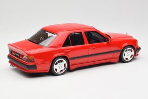 Mercedes 300E W124 6.0 AMG Signal Červený Otto 1:18 OT1104 Pryskyřice – obrázek 2 z 6