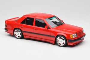 Mercedes 300E W124 6.0 AMG Signal Červený Otto 1:18 OT1104 Pryskyřice – obrázek 4 z 6