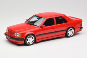 Mercedes 300E W124 6.0 AMG Signal Červený Otto 1:18 OT1104 Pryskyřice