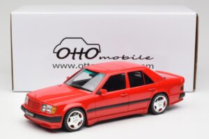 Mercedes 300E W124 6.0 AMG Signal Červený Otto 1:18 OT1104 Pryskyřice – obrázek 6 z 6