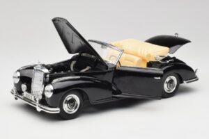 Mercedes 300 S W188 Kabriolet Černý Tchibo 1:18 36782 Kov – obrázek 2 z 8