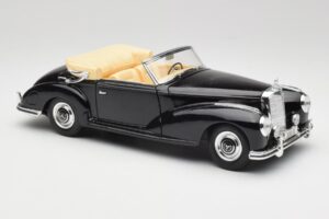Mercedes 300 S W188 Kabriolet Černý Tchibo 1:18 36782 Kov – obrázek 6 z 8