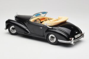 Mercedes 300 S W188 Kabriolet Černý Tchibo 1:18 36782 Kov – obrázek 7 z 8