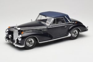 Mercedes 300 SC W188 Kabriolet Softtop Tmavě Modrý KK-Scale 1:18 KKDC180944 Kov