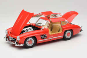 Mercedes 300 SL Gullwing Červený Minichamps 1:18 180039001 Kov – obrázek 2 z 8