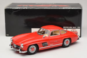 Mercedes 300 SL Gullwing Červený Minichamps 1:18 180039001 Kov – obrázek 8 z 8