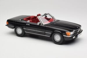 Mercedes 300 SL R107 Černý Norev 1:18 183511 Kov – obrázek 6 z 8
