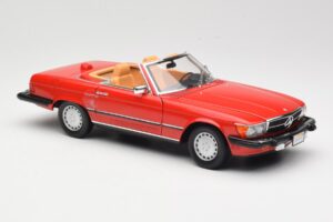 Mercedes 300 SL R107 Červený Norev 1:18 B66040623 Kov – obrázek 6 z 8