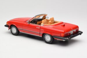 Mercedes 300 SL R107 Červený Norev 1:18 B66040623 Kov – obrázek 7 z 8