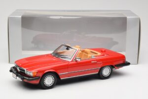 Mercedes 300 SL R107 Červený Norev 1:18 B66040623 Kov – obrázek 8 z 8