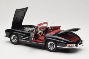 Mercedes 300 SL W198 Roadster Černý Minichamps 1:18 180039036 Kov – obrázek 5 z 8