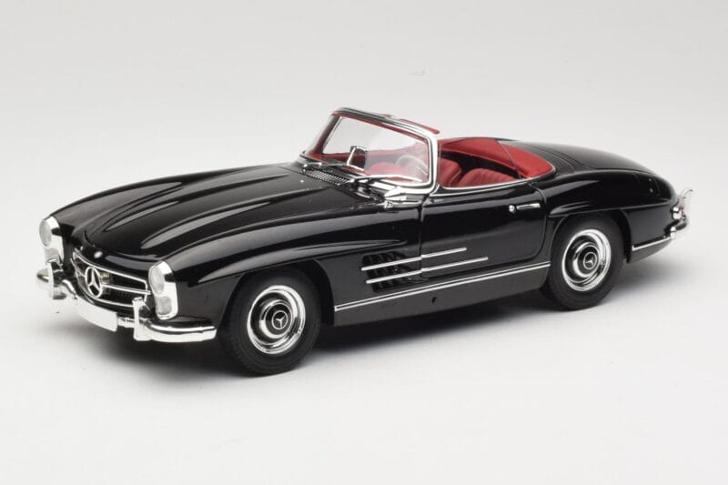 Mercedes 300 SL W198 Roadster Černý Minichamps 1:18 180039036 Kov