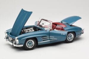 Mercedes 300 SL W198 Roadster Modrý Minichamps 1:18 180039035 Kov – obrázek 2 z 8