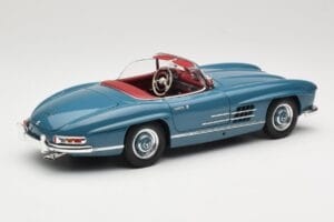 Mercedes 300 SL W198 Roadster Modrý Minichamps 1:18 180039035 Kov – obrázek 3 z 8