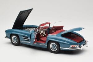 Mercedes 300 SL W198 Roadster Modrý Minichamps 1:18 180039035 Kov – obrázek 5 z 8