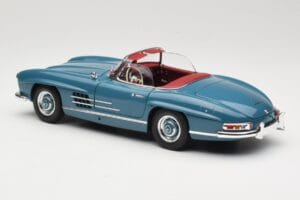 Mercedes 300 SL W198 Roadster Modrý Minichamps 1:18 180039035 Kov – obrázek 7 z 8