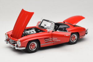 Mercedes 300 SL Roadster Červený Minichamps 1:18 180039031 Kov – obrázek 2 z 8