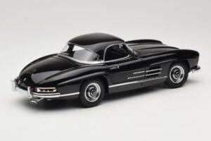 Mercedes 300 SL W198 Roadster With Hardtop Černý Minichamps 1:18 180039040 Kov – obrázek 3 z 8