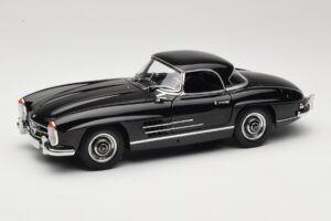 Mercedes 300 SL W198 Roadster With Hardtop Černý Minichamps 1:18 180039040 Kov