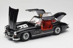 Mercedes 300 SL W198 Černý Minichamps 1:18 180039004 Kov – obrázek 2 z 8