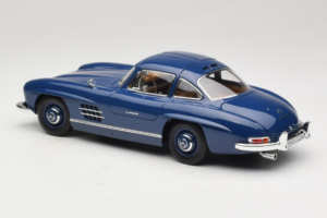 Mercedes 300 SL W198 Modrý Norev 1:18 183852 Kov – obrázek 7 z 8