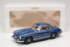Mercedes 300 SL W198 Modrý Norev 1:18 183852 Kov – obrázek 8 z 8