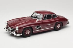 Mercedes 300 SL W198 Gullwing Tmavě Červený Minichamps 1:18 110037218 Kov