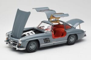 Mercedes 300 SL W198 Graphite Šedý Minichamps 1:18 180039005 Kov – obrázek 2 z 8