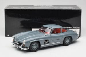 Mercedes 300 SL W198 Graphite Šedý Minichamps 1:18 180039005 Kov – obrázek 8 z 8